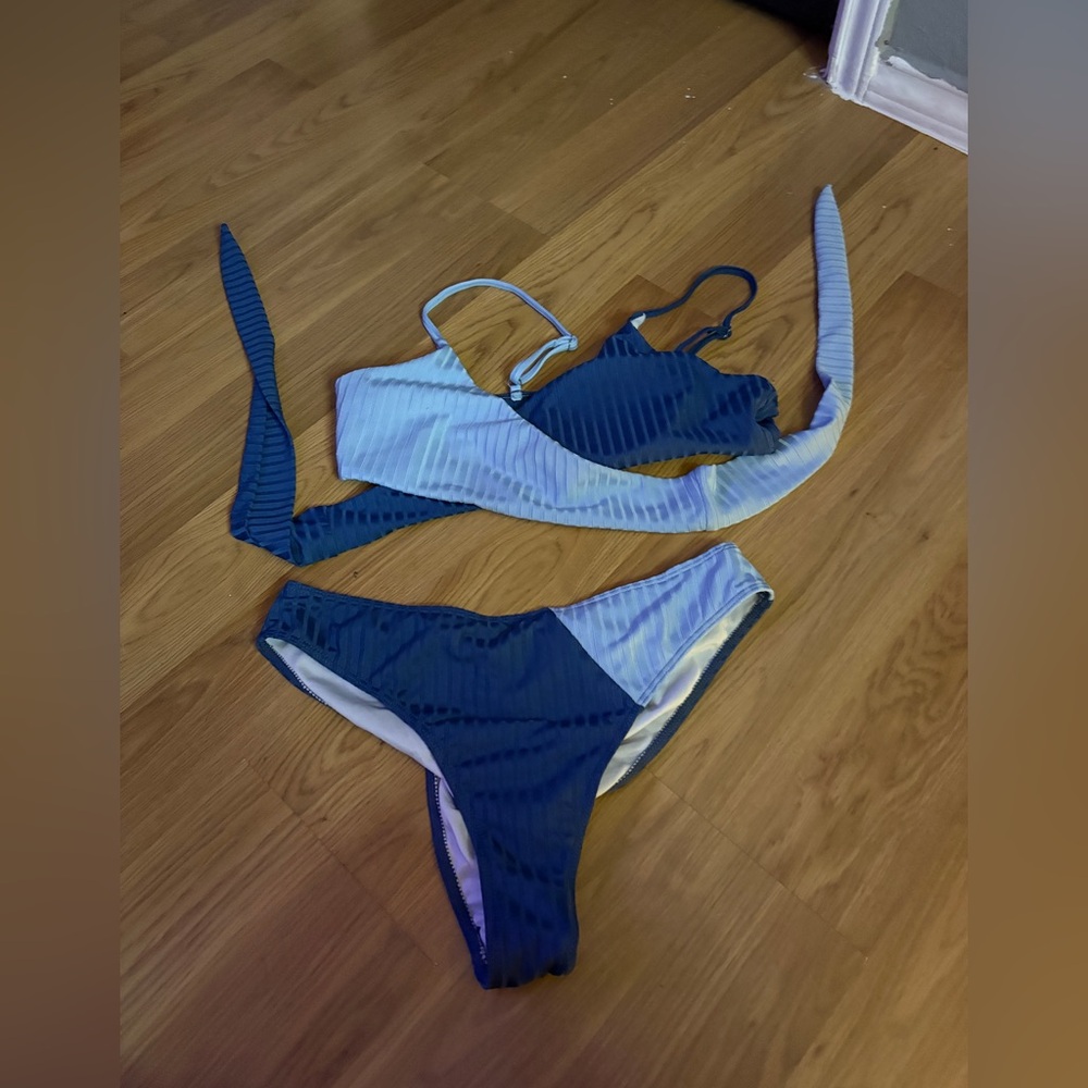 Cross top and cheeky bottoms